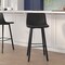 Flash Furniture 30" Black LeatherSoft Barstools, PK 2 CH-212069-30-BK-GG - alternate 1